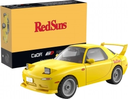 Bausteinset CaDA Gelbes Auto MAZDA RX-7 FD3S Initial D 1:35, 66 Teile