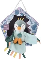 Doudou Geschenkset - musikalisches Plüschtier grüner Vogel