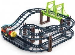 Eisenbahnstrecke mit Lok 31 × 32 × 14 cm