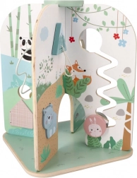 Holzaktivitätszentrum Abenteuer im Wald