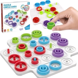 Woopie Logikspiel für Kinder Boxen und Kreuze 36 Teile