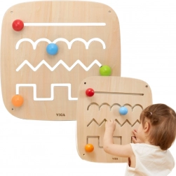 VIGA Holz-Wandlabyrinth-Tafel