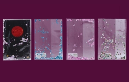 Glitzernde A4-Heftschutzhülle