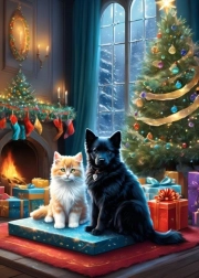 Bluebird Puzzle Warten auf Weihnachten 300 Teile