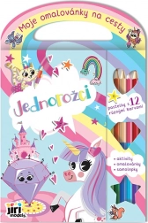 Ausmalbuch für unterwegs Einhörner