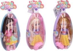 Puppe mit Ball im Ei 17 cm