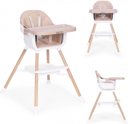 Kinderhochstuhl 2-in-1, beige, ECOTOYS