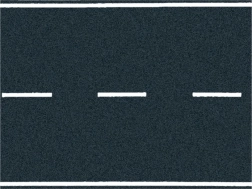 Modellstraße mit schwarzem Asphalt 100x6,6 cm
