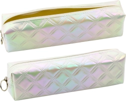 Schulmäppchen Perlmutt mit Reliefmuster