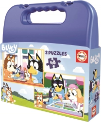 Puzzle im Koffer Bluey 2-in-1 48 Teile