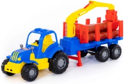 Machr – Traktor mit Forstanhänger