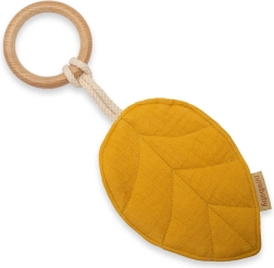 Beißring New Baby Leaf senfgelb