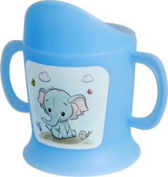 Baby-Trinkbecher mit Saugschnabel 150 ml SONNE, Kunststoff, Farbmix