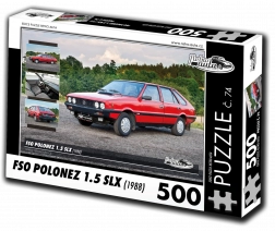 Puzzle RETRO-AUTA FSO Polonez 1.5 SLX (1988) – 500 Teile