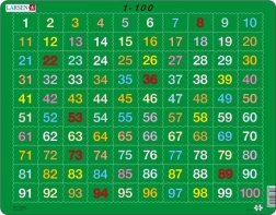 Larsen Lernpuzzle Zählen bis 100