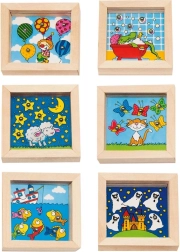 Holzspielzeug für die Tasche Kugel in die Grube von GOKI