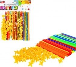 Konstruktionsspielzeug aus Strohhalmen