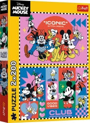 Puzzle 2×200 Teile Disney – Zeit mit Freunden
