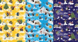 Geschenkpapier mit KRTEK-Motiv 0,7 × 2 m, Motivmix