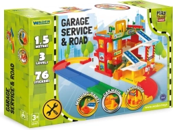 WADER Parkhaus-Service, dreistöckige 1,5-m-Bahn mit 2 Autos