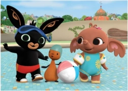 Puzzle Bing am Pool 24 Teile