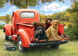 Puzzle Freunde beim Angeln 1000 Teile