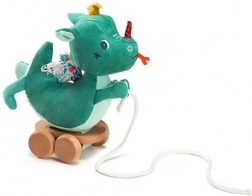 Ziehspielzeug auf Rädern Drache Joe