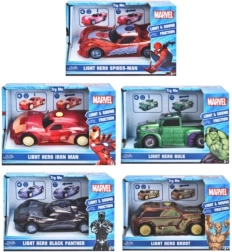 Fahrzeug MARVEL 1:32 mit licht und sound, mix-modelle
