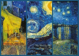 Puzzle Kunst: Nacht-Collage 1000 Teile