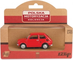 Metallmodellauto Fiat 126p – rot 1:43