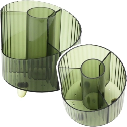 Organizer für Schreibwaren transparent grün