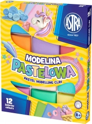 ASTRA ofenhärtende Knete, 12 Pastellfarben