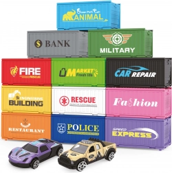 Containerstadt mit 6 Containern