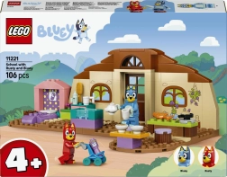 LEGO Bluey Schule mit Rusty und Blue
