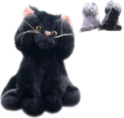 Sitzende Plüschkatze 27 cm