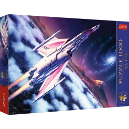 Trefl Puzzle Premium Plus Tea Time: Flug ins Weltall 1000 Teile