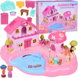 Interaktives magnetisches Häuschen SCENERY PARK mit Licht und Geräuschen