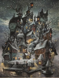 Puzzle Magnolia Insel Willoville 1000 Teile