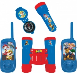 Abenteuerset Paw Patrol mit Walkie-Talkies, Fernglas und Kompass