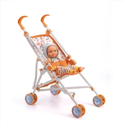 DJECO Pomea Puppenwagen Forest
