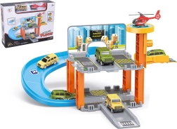 Parkstation mit Garage und Hubschrauberlandeplatz 34,5 × 39,5 × 20 cm