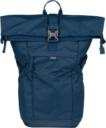 BAAGL Roll Navy GRS – urbaner, wasserdichter Rucksack 29 l mit gepolstertem Laptopfach