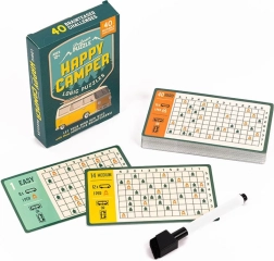 Profesor Puzzle Happy Camper Logikrätsel – Set wiederverwendbarer Karten