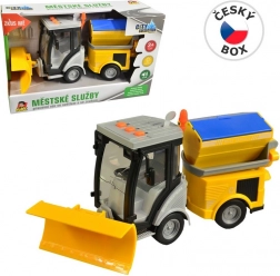 Räumfahrzeug mit Schwungrad, Beleuchtung und Sound 25 cm