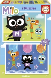 Springen Puzzle Milo 2x20 Teile