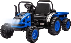 Elektrischer Traktor mit Anhänger Milly Mally Farmer blau