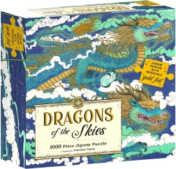 MAGIC CAT metallisches Puzzle Himmelsdrachen 1000 Teile