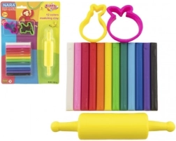 Modelieren NARA Kreativ-Set mit Ausstechformen und Walze