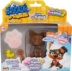 Brudaski in der Badewanne – Corgi schwarz‑weiß (Bonus-Set)