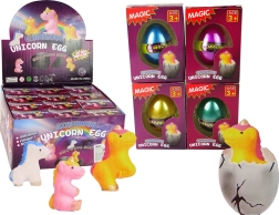 Wachsendes Ei mit Einhorn für Wasser 6 cm – 4 Farben